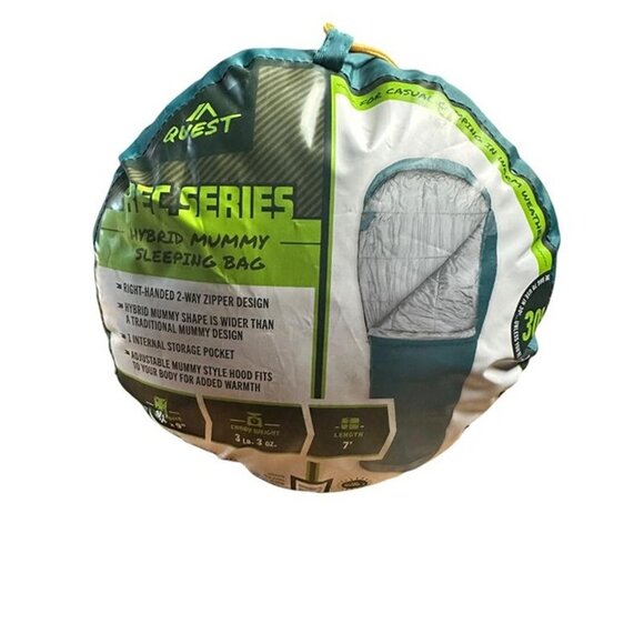 Other - Quest Recreational Mummy Clean Sleeping Bag Youth Size